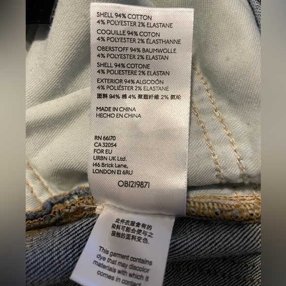 Anthropologie Pilcro and the Letterpress High Rise Skinny Jeans Size 33T - Picture 5 of 9